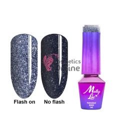 Oja Semi Molly Lac Flashing Light Darkness UV/ LED de 5 ml 618 Intensity  Shimmer 